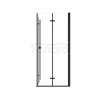 BESCO Kabina kwadratowa składana 80x80x195 Exo-H 80 Black KEHB-80-195